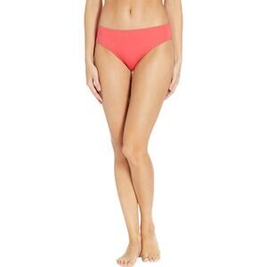 Athena Women Solid Retro Pant Bottoms Red Size 8